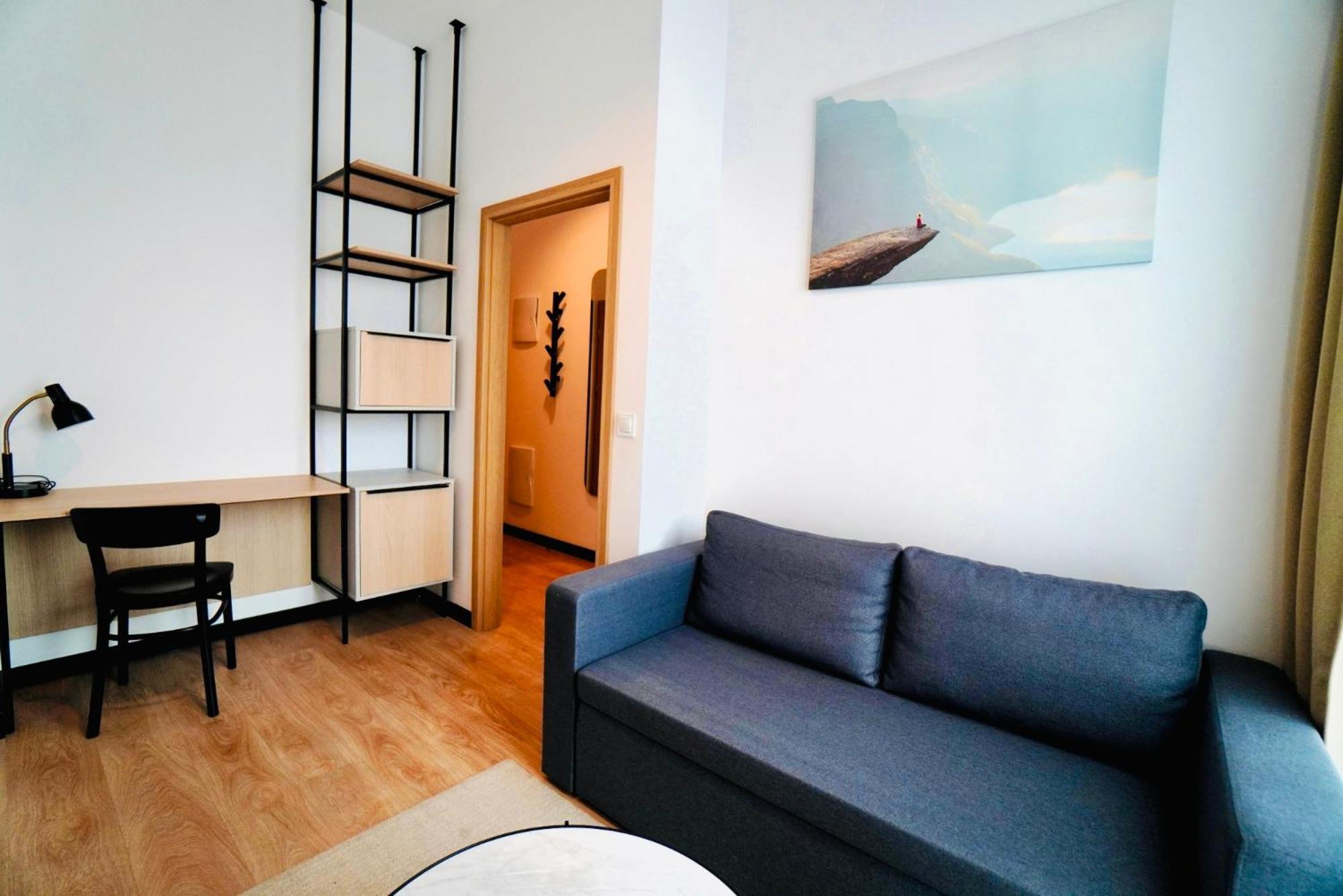 Bk Aparthotel Praga - National Stadium - Comfortable Apartment For 4 People Warschau Buitenkant foto